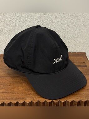 Kith All-Black Embroidered Logo Cap